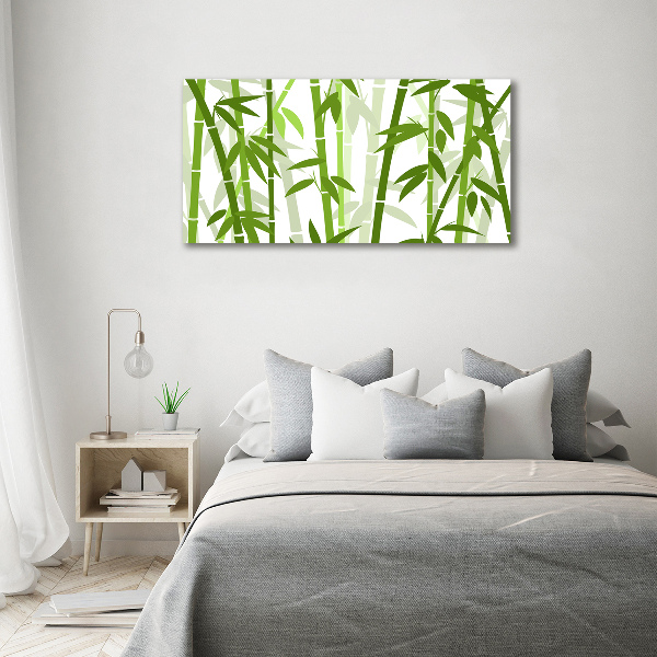 Glass picture print Bamboo