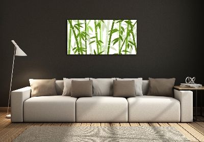 Glass picture print Bamboo