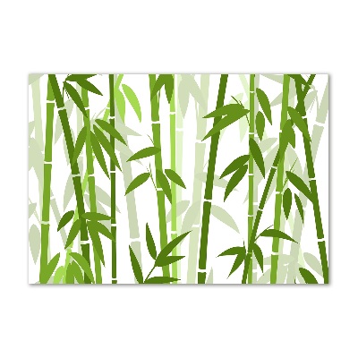 Glass picture print Bamboo