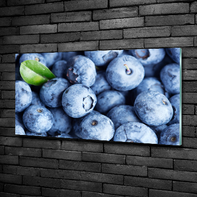 Glass art print Berries