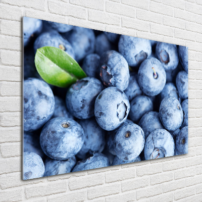 Glass art print Berries