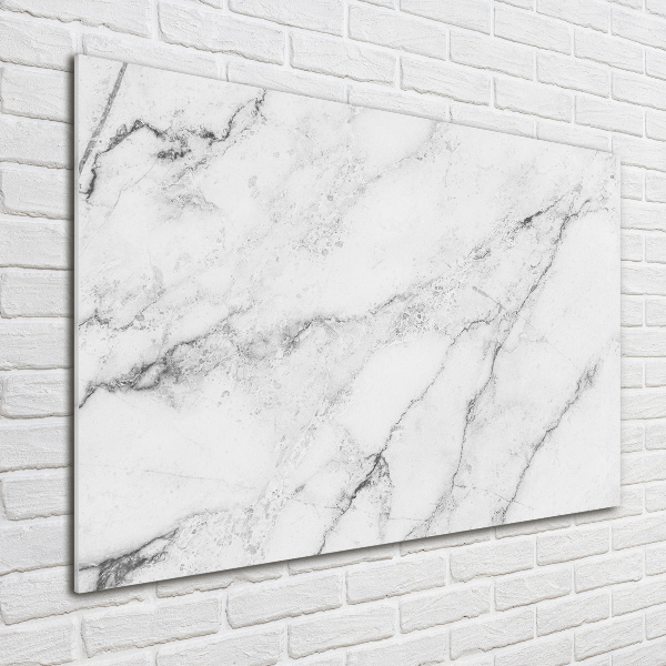 Glass wall art large Marble