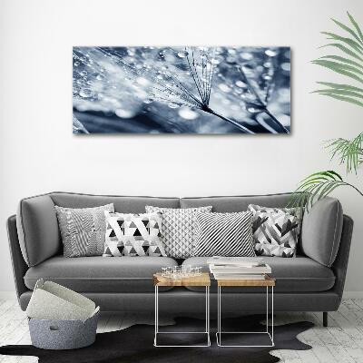 Glass wall art Dandelion seeds