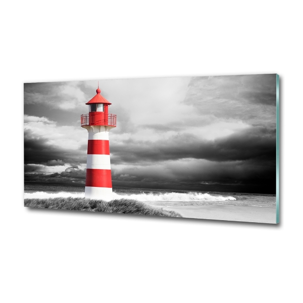 Glass art print Lighthouse