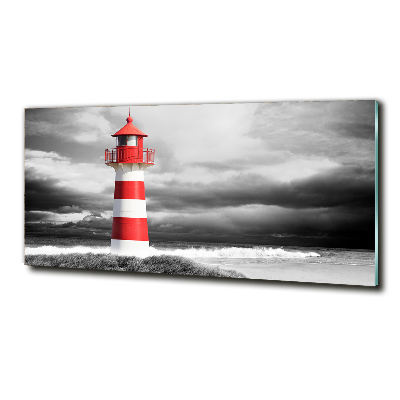 Glass art print Lighthouse