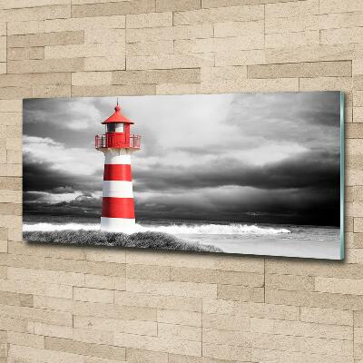 Glass art print Lighthouse