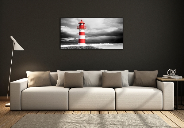 Glass art print Lighthouse