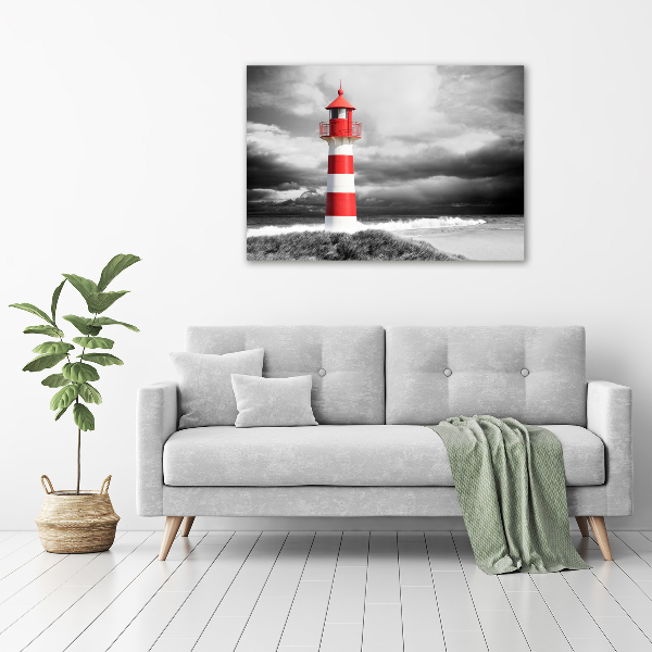 Glass art print Lighthouse