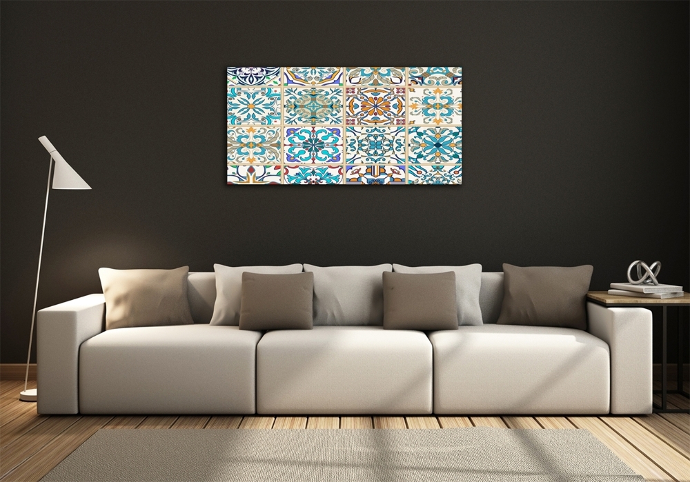 Glass wall art large Ceramic tiles