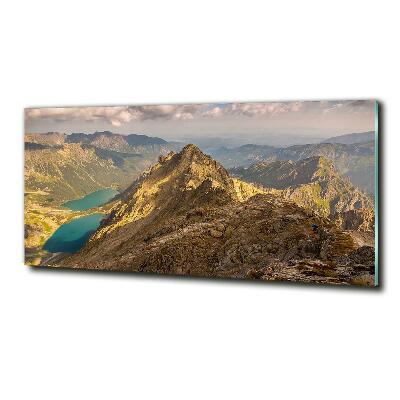 Glass art print Morskie oko tatry