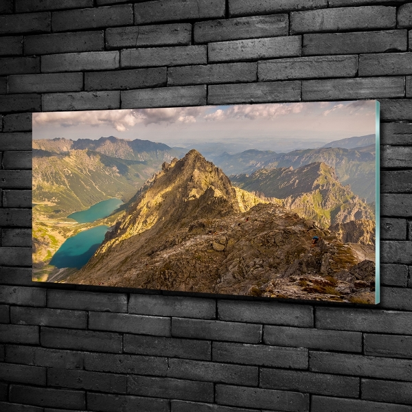 Glass art print Morskie oko tatry