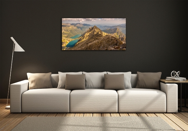 Glass art print Morskie oko tatry