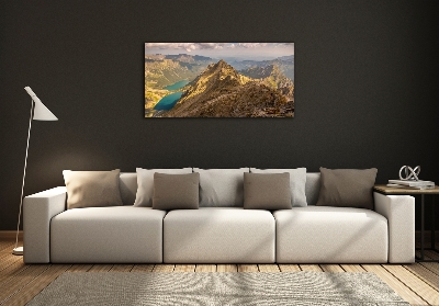 Glass art print Morskie oko tatry