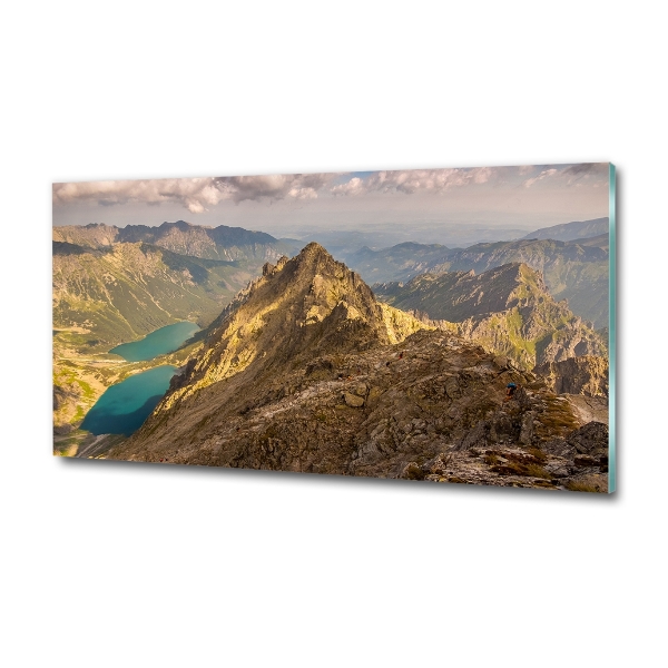 Glass art print Morskie oko tatry