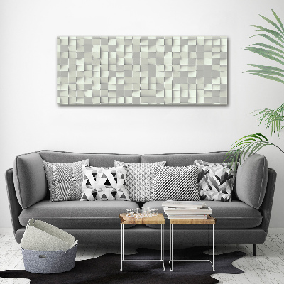 Glass wall art large Geometric background