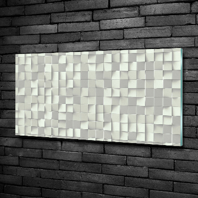 Glass wall art large Geometric background