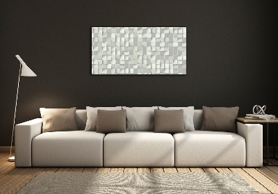 Glass wall art large Geometric background