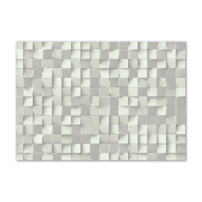 Glass wall art large Geometric background