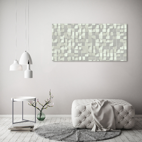 Glass wall art large Geometric background