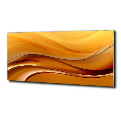 Glass picture print Background waves