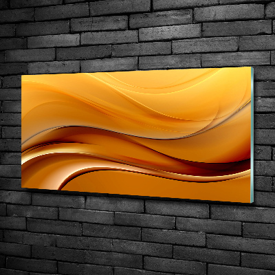 Glass picture print Background waves