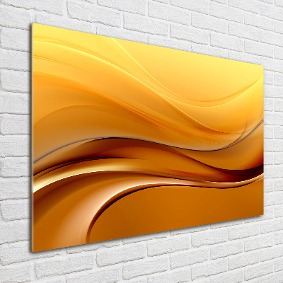 Glass picture print Background waves