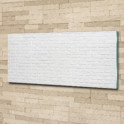 Glass picture print Brick wall