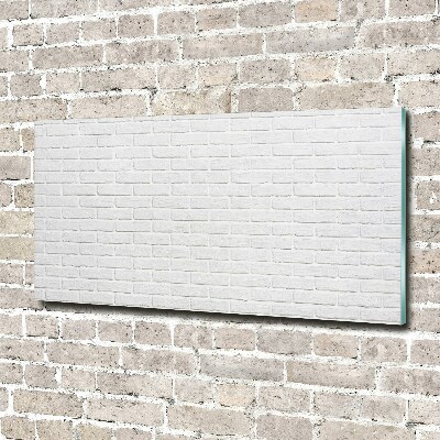 Glass picture print Brick wall