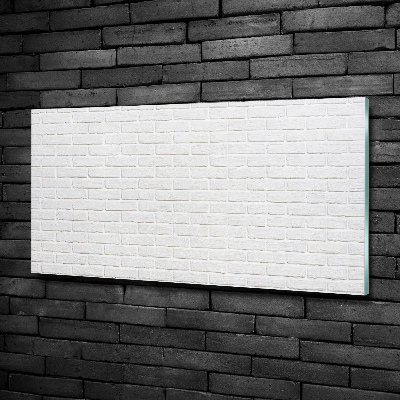 Glass picture print Brick wall