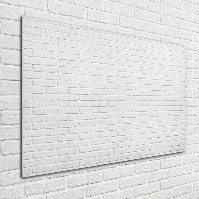 Glass picture print Brick wall