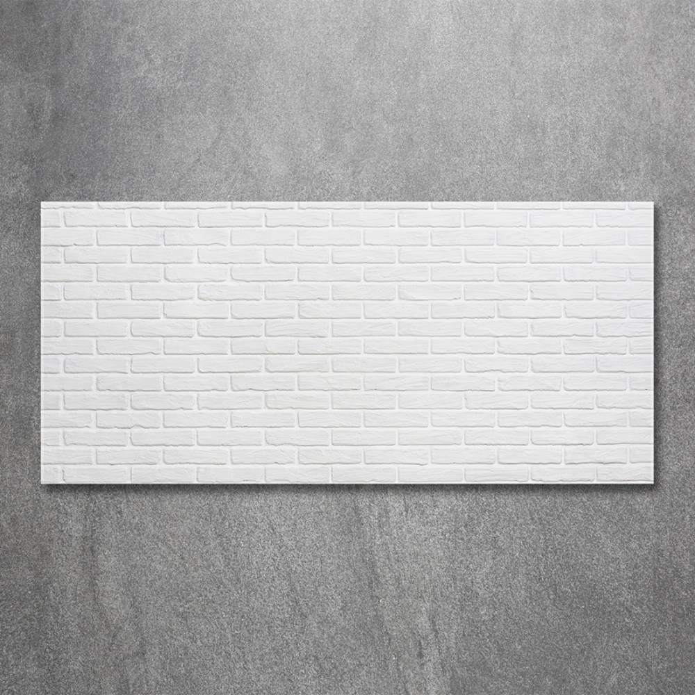 Glass picture print Brick wall