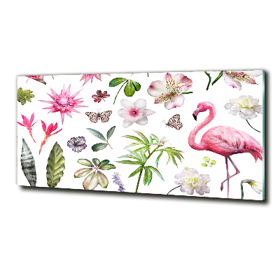 Glass picture wall art Tropical collection