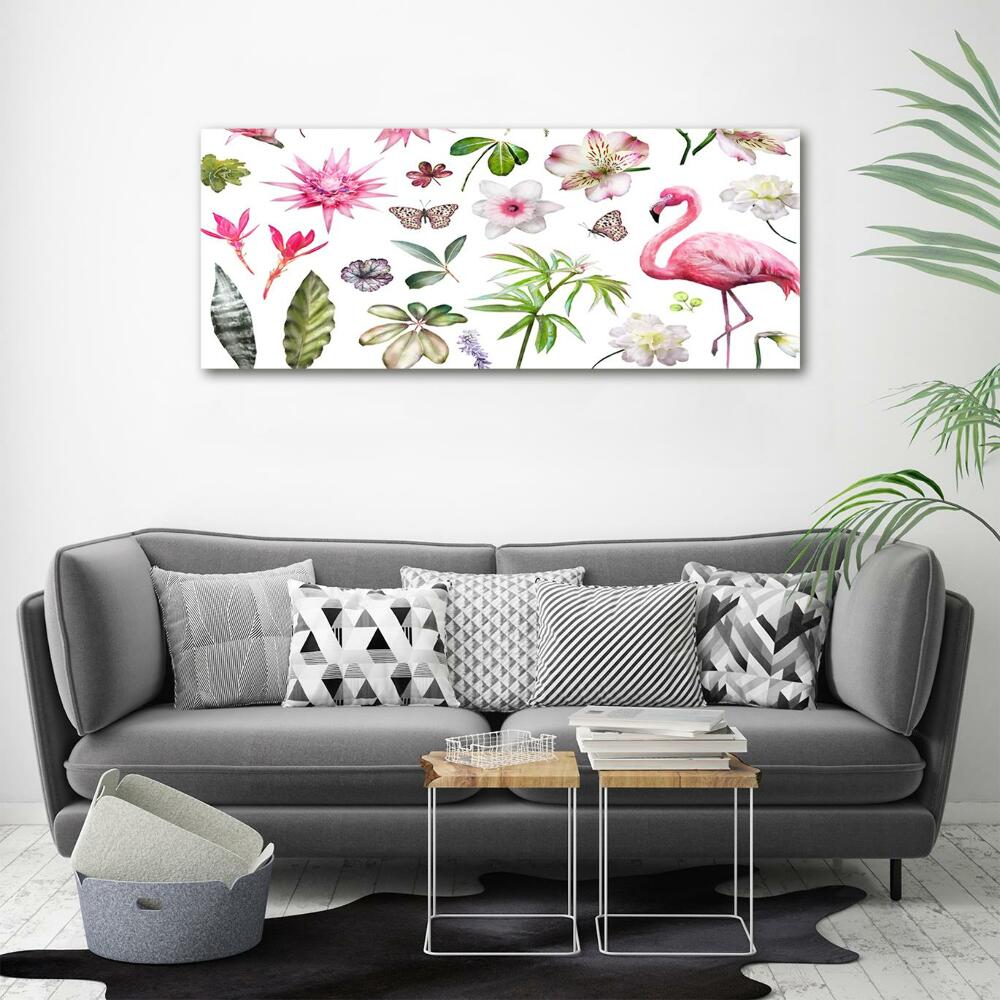 Glass picture wall art Tropical collection