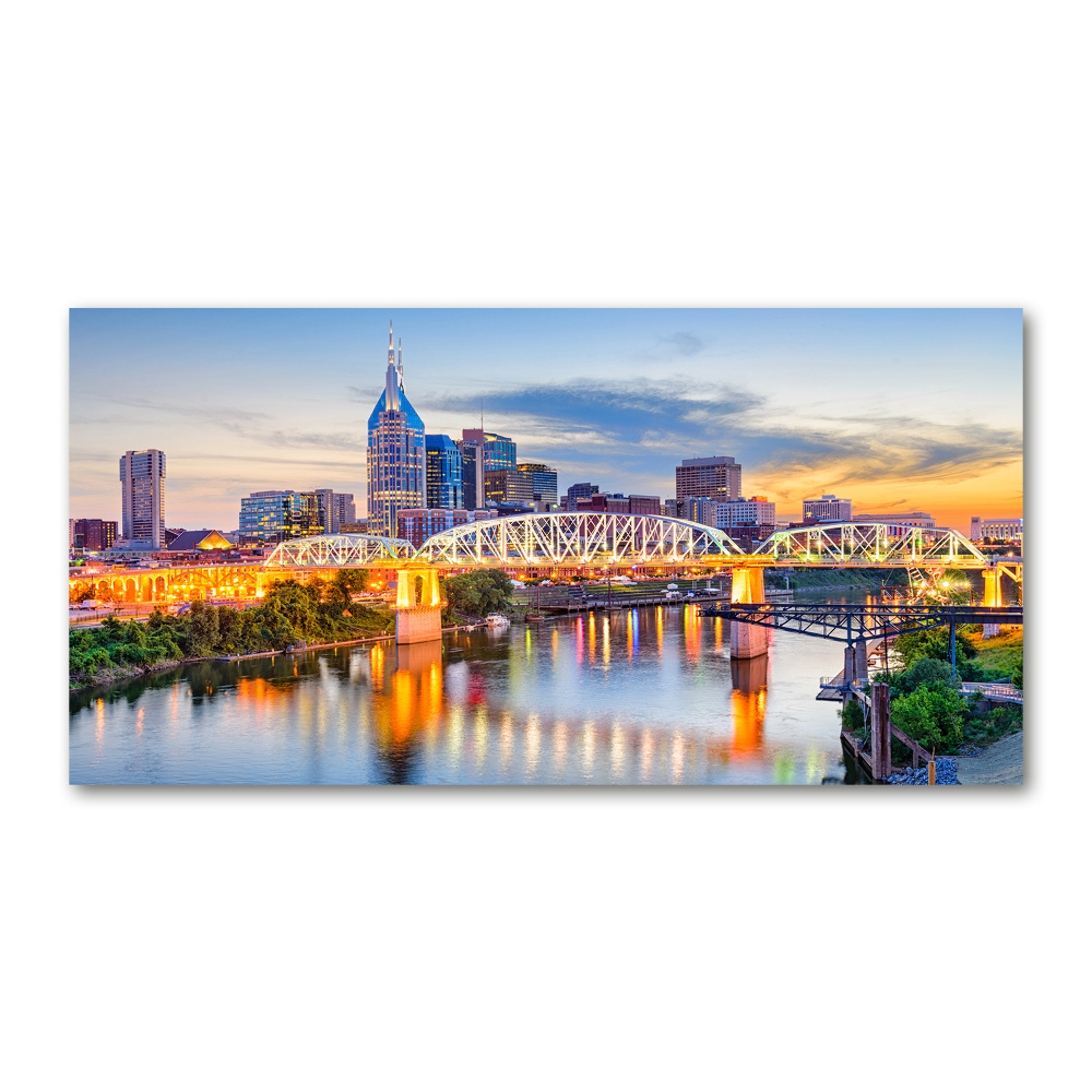 Wall art on glass Tennessee us