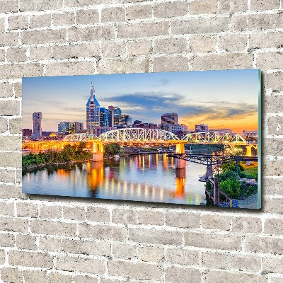 Wall art on glass Tennessee us