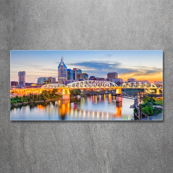 Wall art on glass Tennessee us