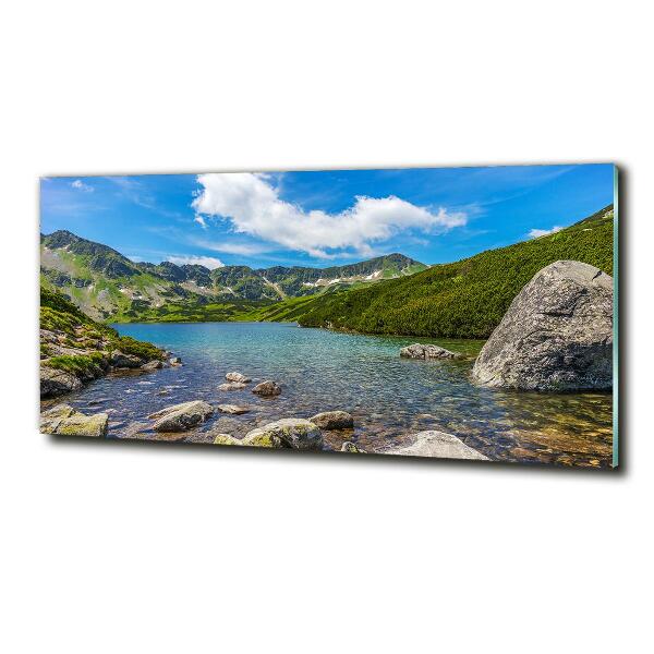 Glass art print Tatry valley