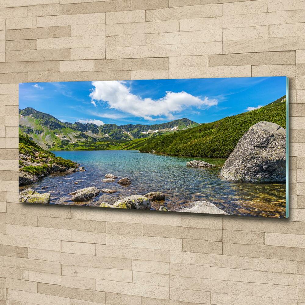 Glass art print Tatry valley