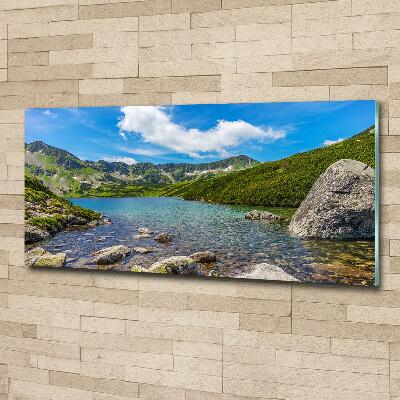 Glass art print Tatry valley