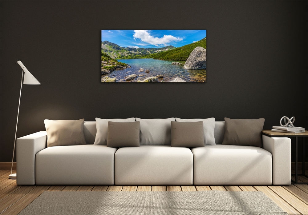 Glass art print Tatry valley