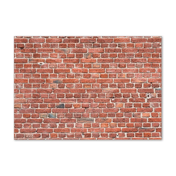 Glass picture print Brick wall