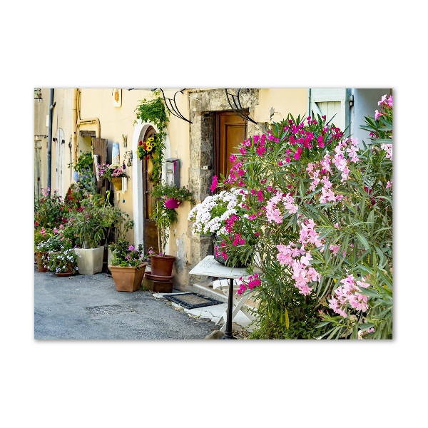 Glass wall art Streets france