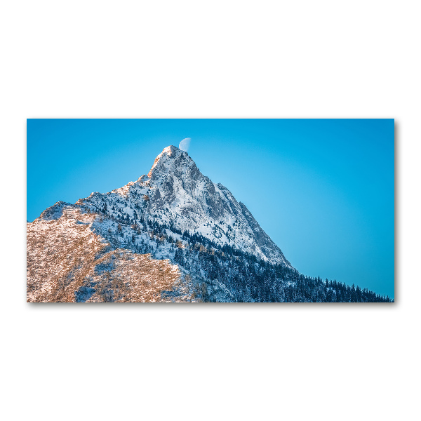 Photo printed on glass Giewont tatry