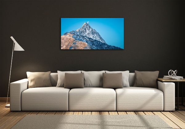 Photo printed on glass Giewont tatry