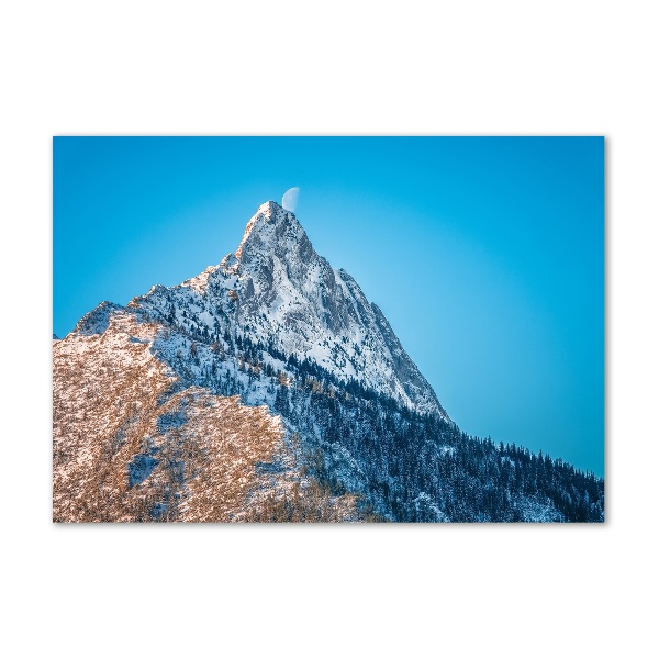 Photo printed on glass Giewont tatry