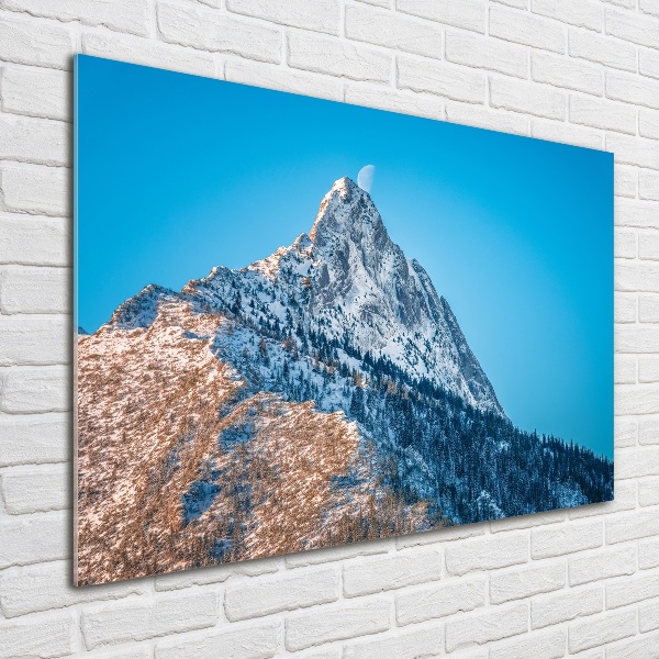 Photo printed on glass Giewont tatry