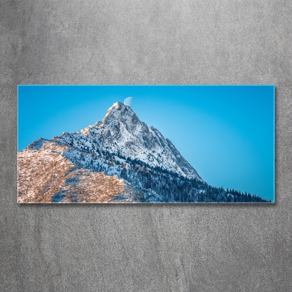 Photo printed on glass Giewont tatry