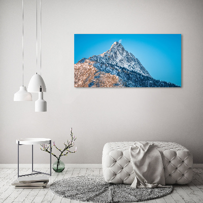 Photo printed on glass Giewont tatry