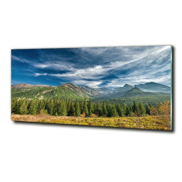 Photo printed on glass Autumn in the tatra mountains