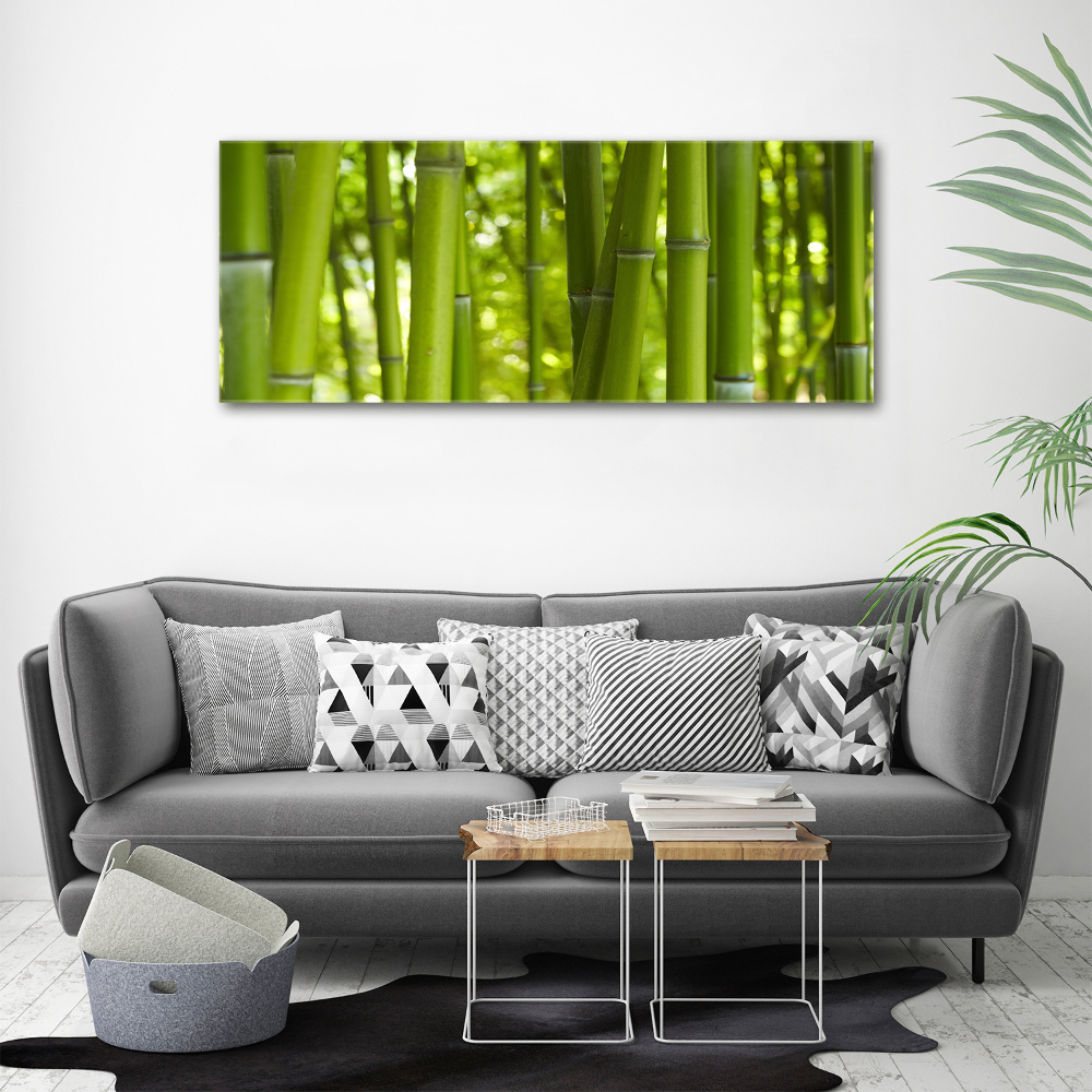 Glass wall art Bamboo